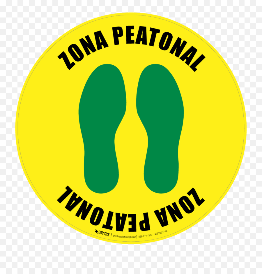 Zona Peatonal Walkway - Language Emoji,Emoji 8 Footprints
