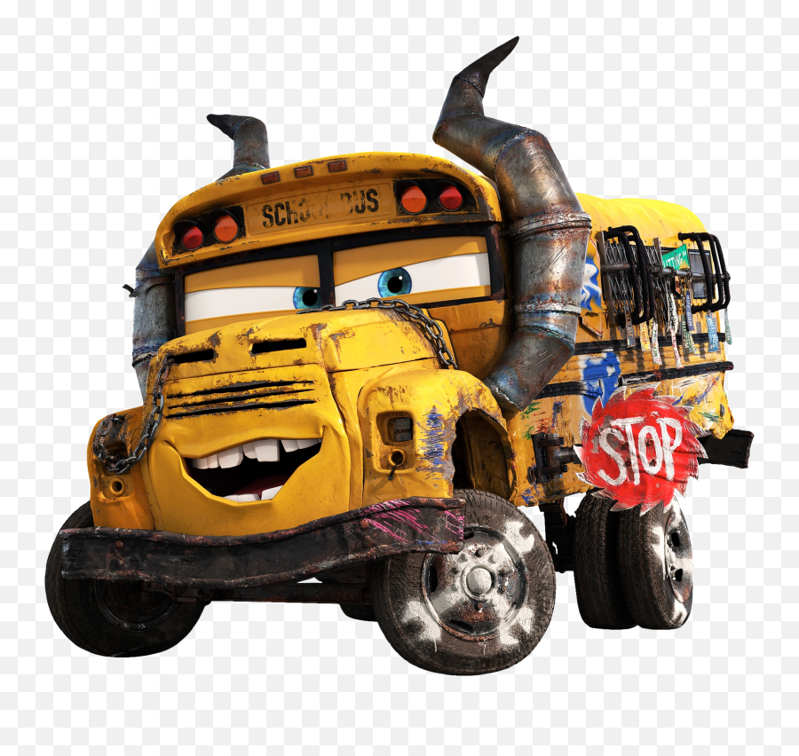 Download Ramirez Cars Mater Mcqueen Cruz Lightning Miss - Cars 3 Miss Fritter Png Emoji,Cruz Emoticon Teclado