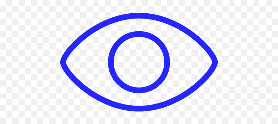 Blue Eye Icon - Free Blue Eye Icons Blue Small Eye Icon Emoji,Blue And Yellow Emoticon X Eyes