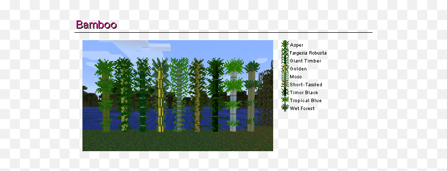 Plant Mega Pack Screenshots And Recipes Minecraft Forum - Make Golden Bamboo In Minecraft Emoji,Minecraft Emoticons Mod Controls