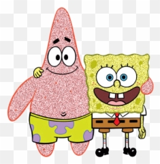 Spongebob Glitter Gifs - Spongebob And Patrick Emoji,Emoticon Carátula