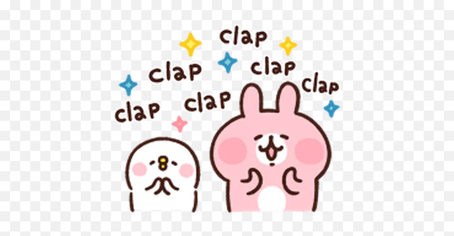 Japanese Stickers For Whatsapp - Stickers Cloud Sticker Emoji,Clapping Emojis Meme