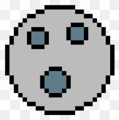 Pixilart - Moon By Skymaze Emoji Spreadsheet Pixel Art,Moon Fb Emoticon