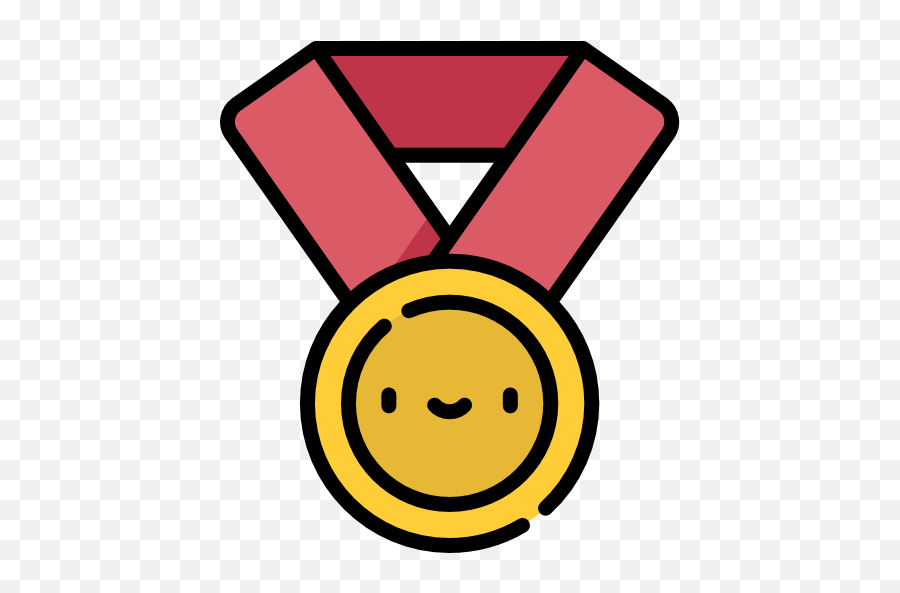 Free Icon - Happy Emoji,Emoticon Medal