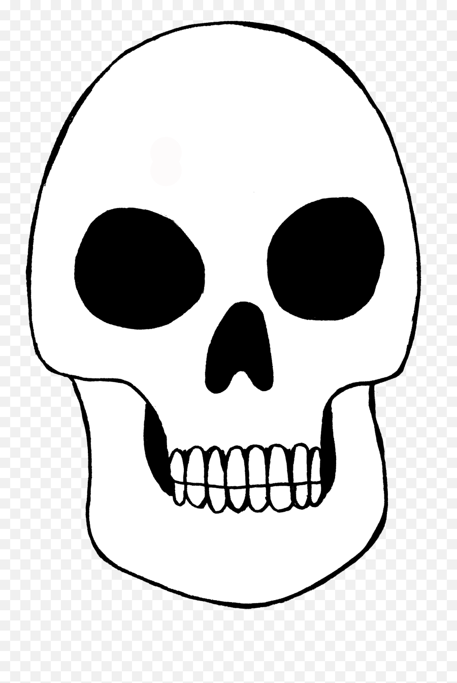 Transparent Realistic Skull Clipart - Skull Emoji,Dead Skull Emoji
