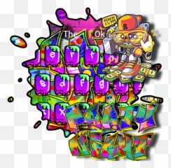 Download Street Graffiti Keyboard Theme - Dot Emoji,Graffitti Emojis