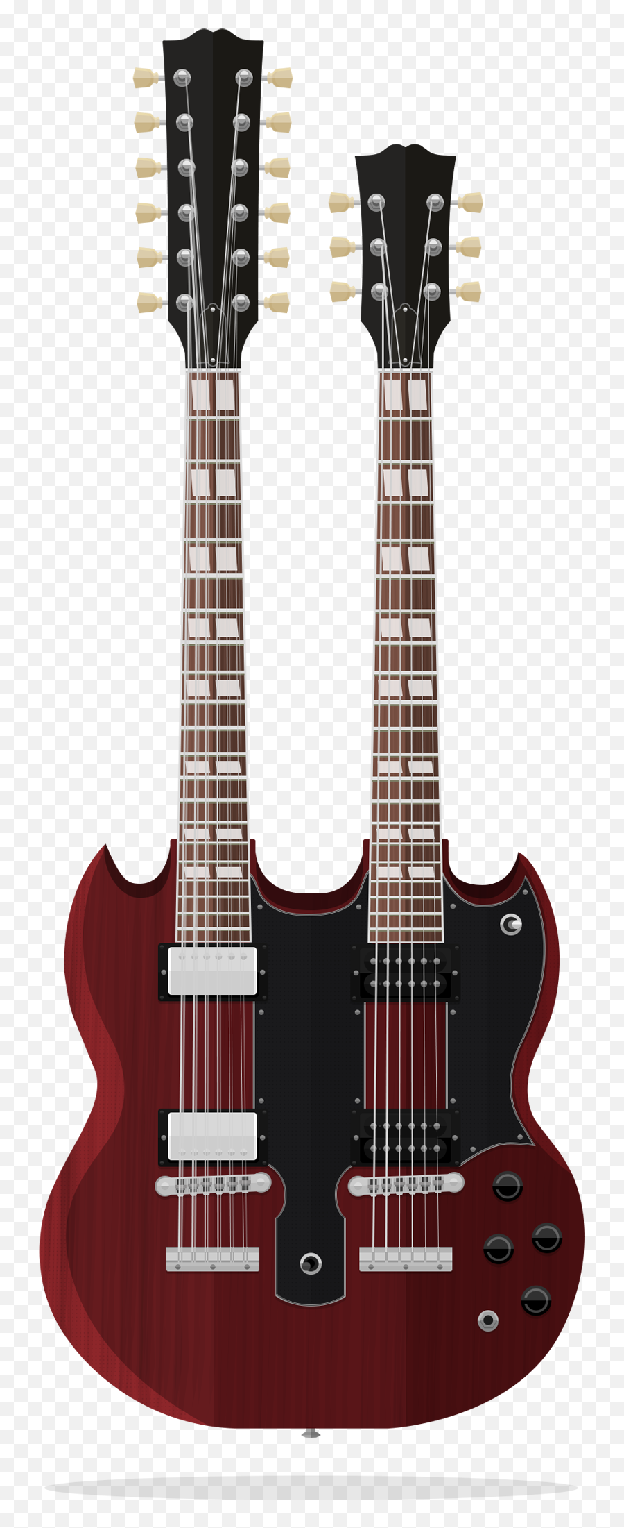 Gibson Custom Shop Guitar Gibson Guitars - Gibson Eds 1275 Png Emoji,Jimmy Page With Guitar Showing Emotion Pics