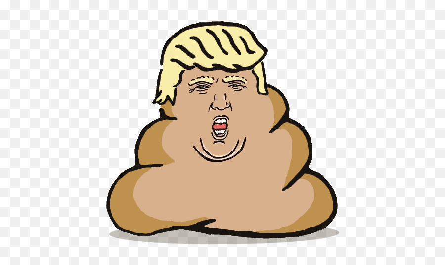 Send Trump - Donald Trump Poop Emoji,Funny Donald Trump Emojis