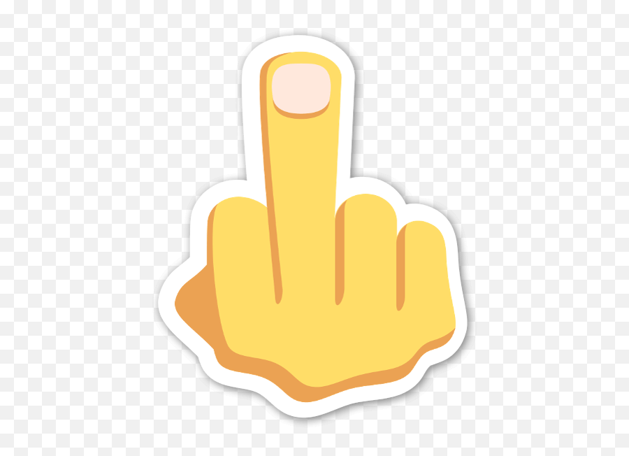 Middle Finger Sticker Emoji,Finger C Emojis