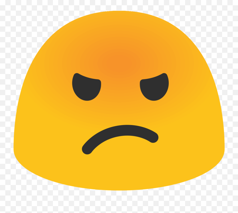 Download Oreo Marshmallow Angry Android Nougat Emoji Hq Png,Angry Line Emoji