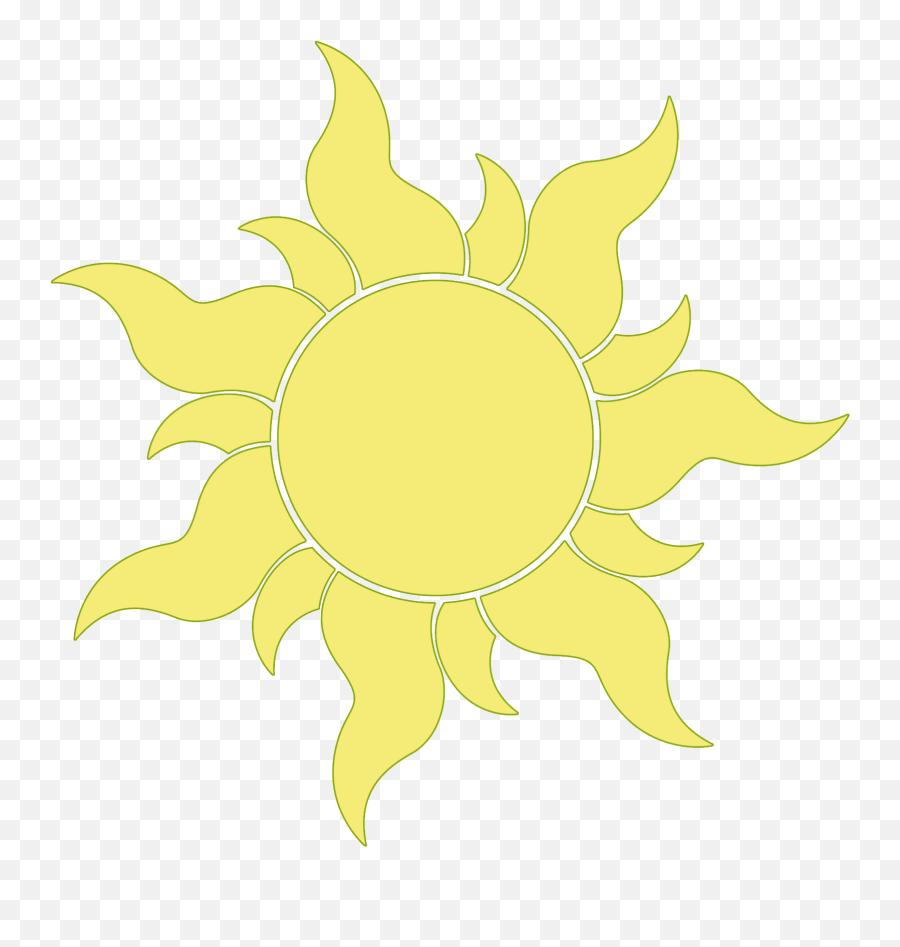 Sun Tangled Clipart - Transparent Background Tangled Sun Png Emoji,Tangled Emoji