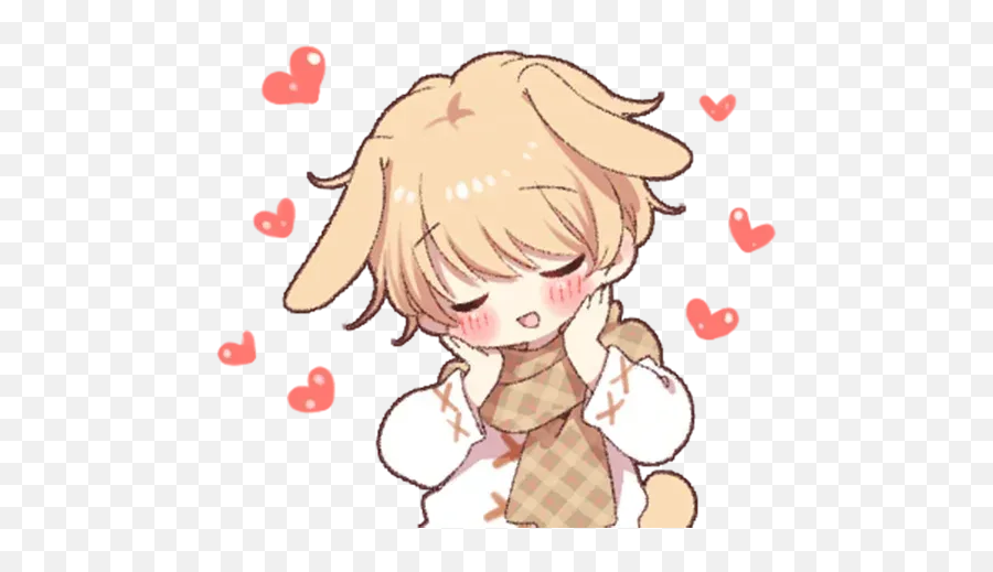 Bunny Boy 2 Sticker Pack - Stickers Cloud Emoji,Bunny Anime Emojis