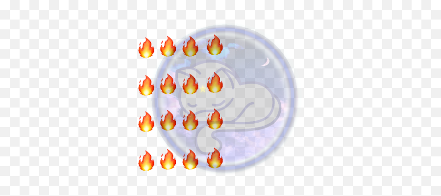 Bandana Pixel Flame Nightdesign Emoji,New Fire Heart Emoji