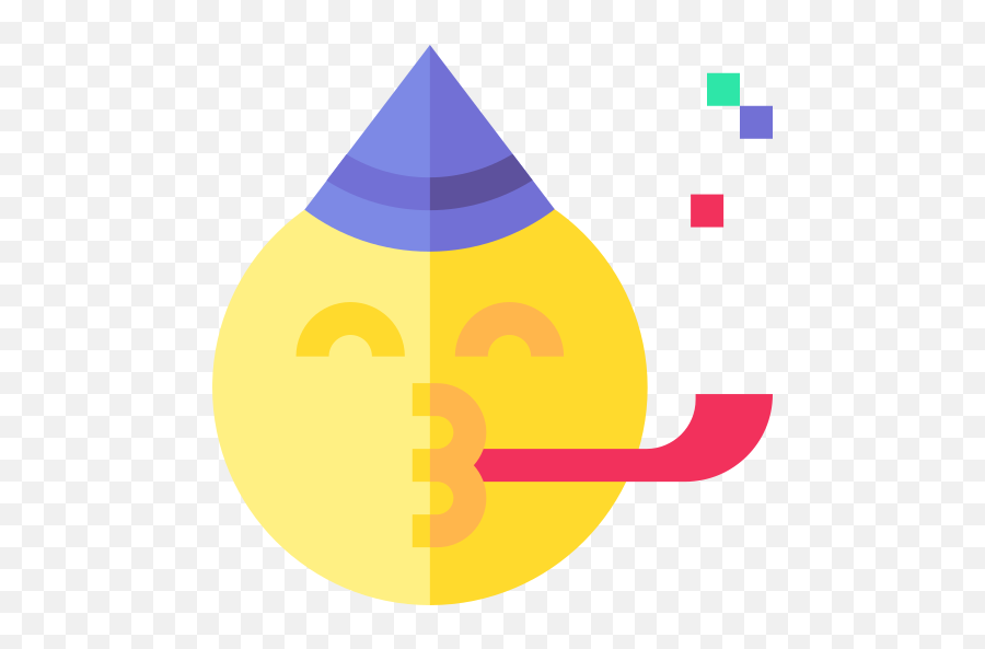 Party - Happy Emoji,Party Blower Emoji