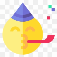 Party - Happy Emoji,Party Blower Emoji