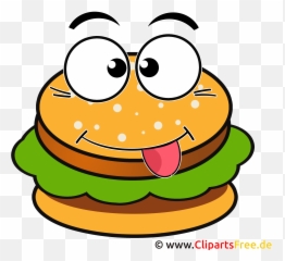 Hamburger Cartoon Clip Art - Clipart Hamburger Cartoon Emoji,Hamburger Emoticon