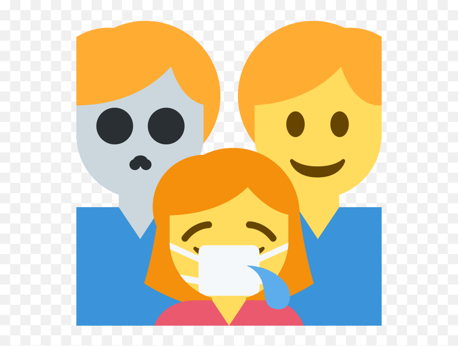 Emoji Face Mashup Bot On Twitter U200du200d Family Man - Sharing,Skull Emoji