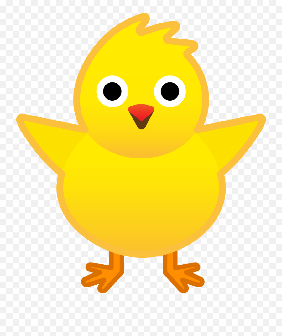 Download Free Png Front Facing Baby Chick Icon Noto Emoji - Baby Chicken Emoji,Baby Girl Emoji