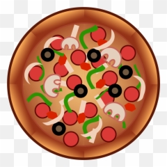 Pizza Emoji Clipart - Italian Cuisine,Emojis Pizza
