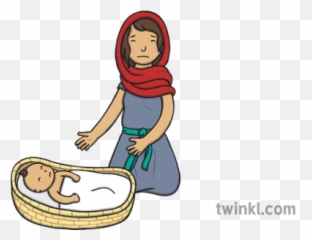 Baby Moses - Baby Moses Cartoon Png Emoji,Moses Emoji
