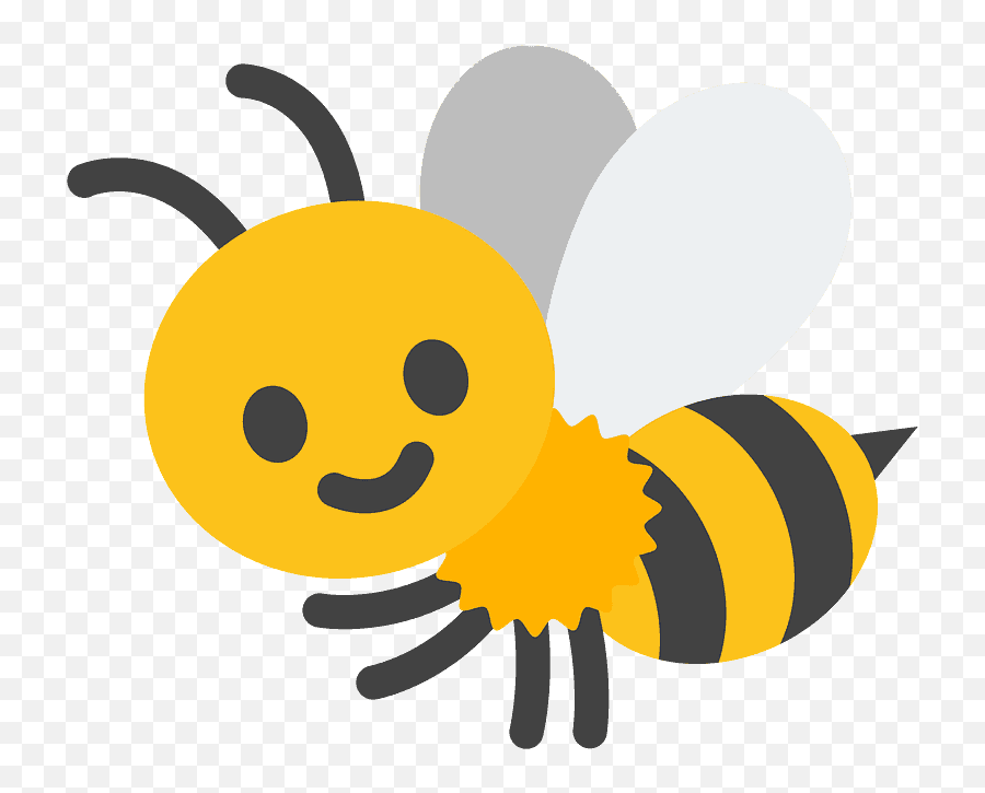 Honeybee Emoji Clipart - Google Bee Emoji,Ant Emoticon