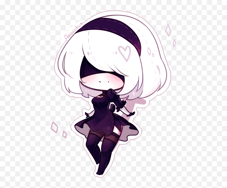 Automata - Fictional Character Emoji,Nier Automata Emoji