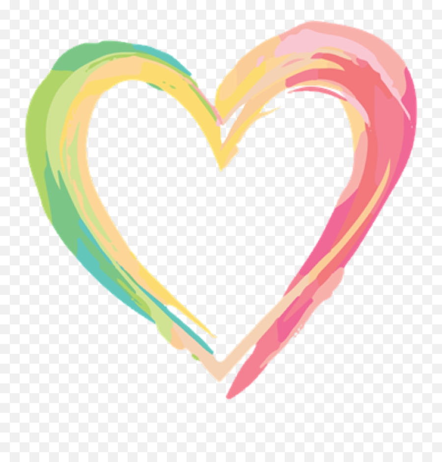 Hearts Sticker - Watercolor Hearts Clipart Png Emoji,Emoji Hearts Making A Big Heart