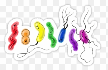 Pride Rainbow Bacteria Sticker - Bacterias Sticker Emoji,Pili Emoji