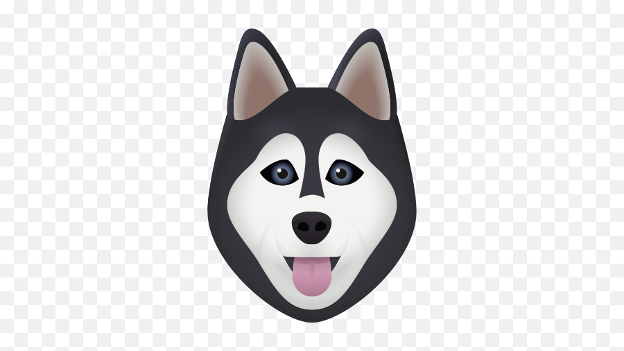 Dog Face Icon - Northern Breed Group Emoji,The Emoji With Fire And A Dog