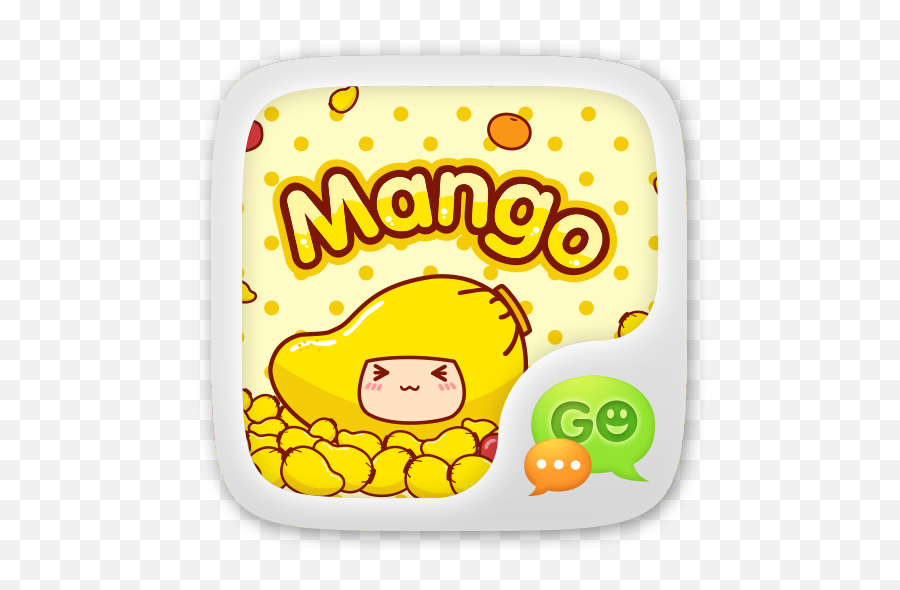 Go Sms Mango Animated Sticker - Happy Emoji,Show Emoticons In Messages S4