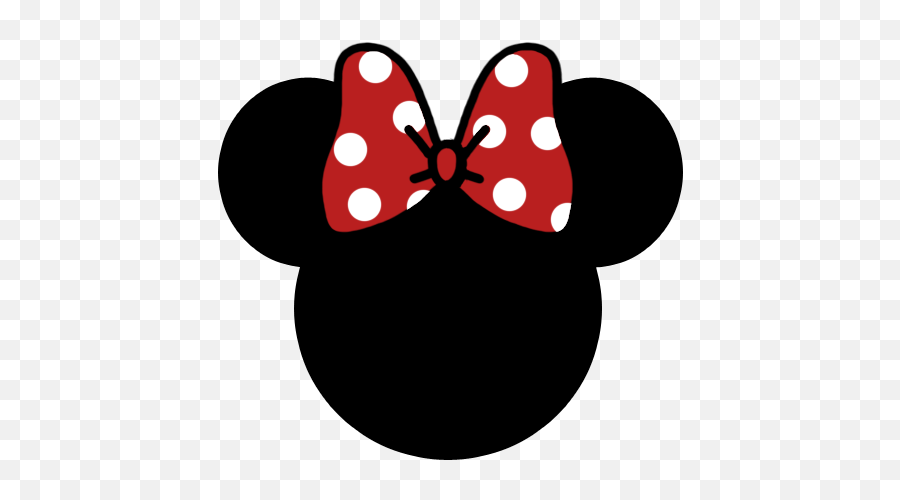 Minnie Mouse Symbol - Minnie Mouse Head Png Emoji,Mickey Mouse Emoji Copy And Paste