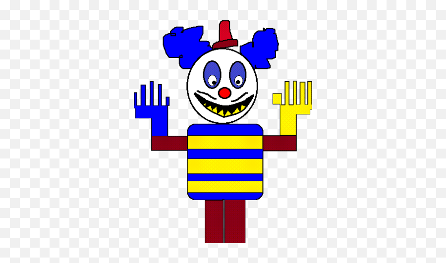 Midnight Clown - Dot Emoji,Clown Face Emoticon -emoji
