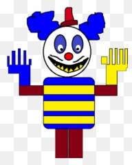 Midnight Clown - Dot Emoji,Clown Face Emoticon -emoji
