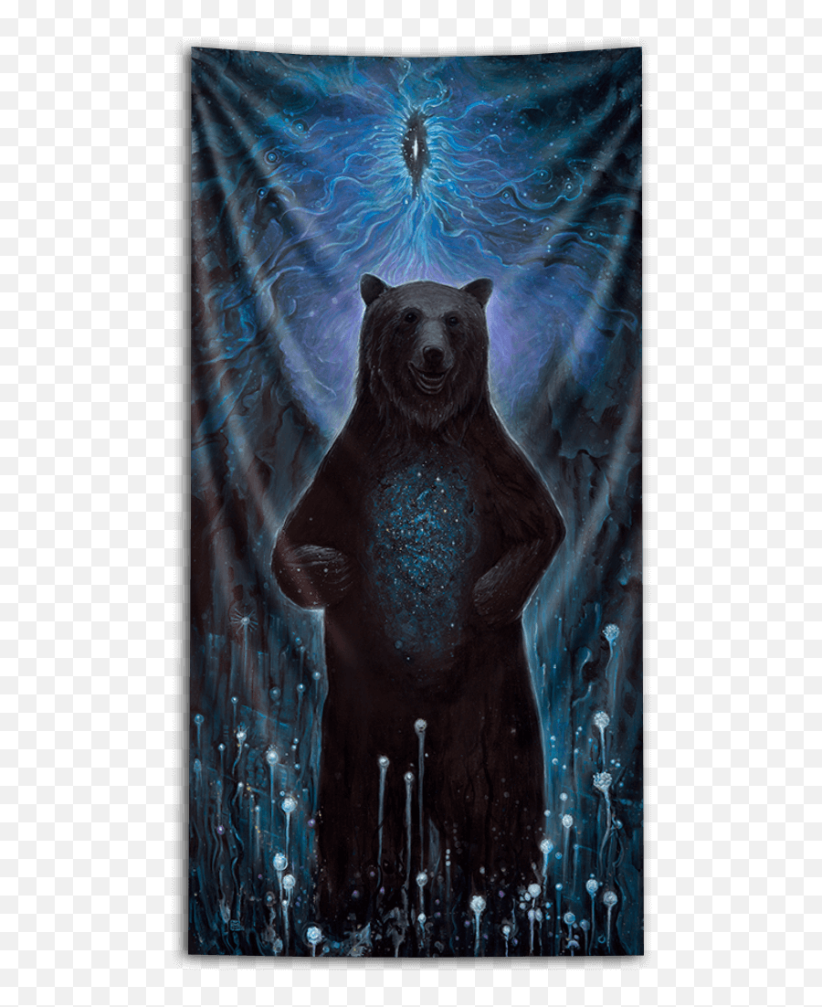 Moksha Marquardt - Third Eye Tapestries Grizzly Bear Emoji,Bsd Emotion Drawings