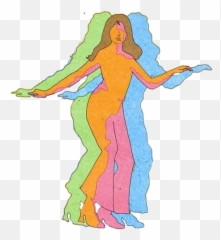 Groovy 70s Disco Sticker - For Women Emoji,Groovy Emoji