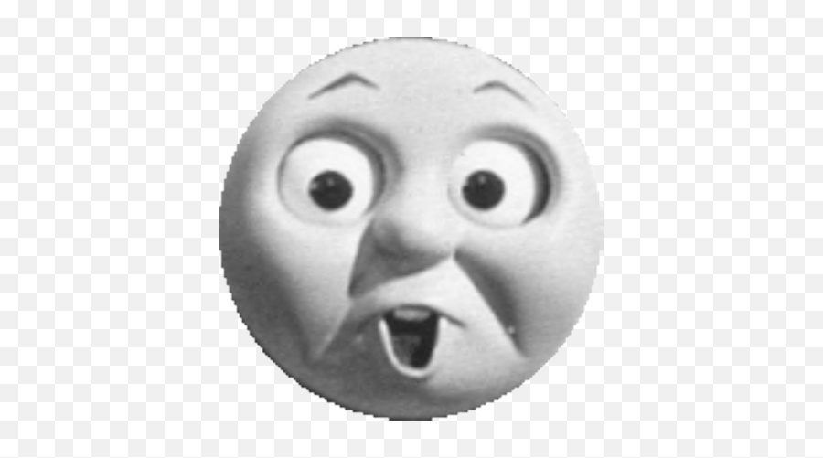 Download Hd Thomas The Tank Engine Face Png - Thomas The Thomas Face Hd Emoji,Surised Emoticon
