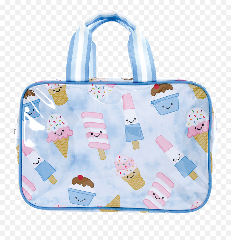 Tween Bags - Ice Cream Cosmetic Bag Emoji,Emoji Holograph Backpack