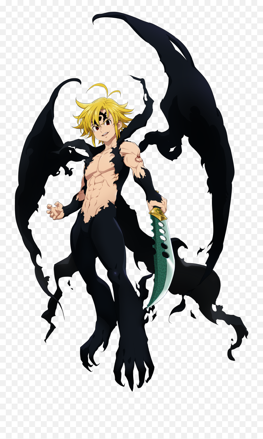 Green Meliodas - Meliodas Assault Mode Emoji,Can Meliodas Get His Emotions Back