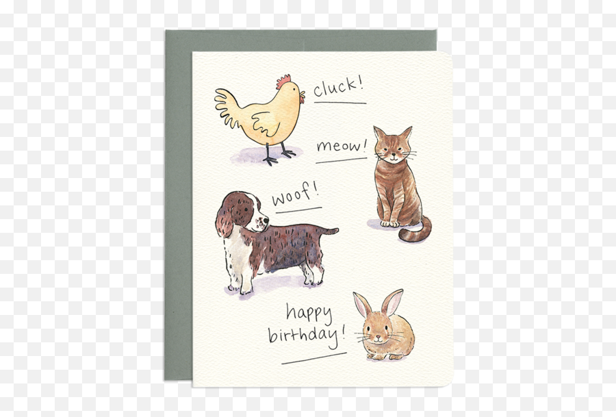 Products Taggedcute Gotamago Inc - Animal Birthday Card Emoji,Happy Birthday Emoticons With Labrador Retriever
