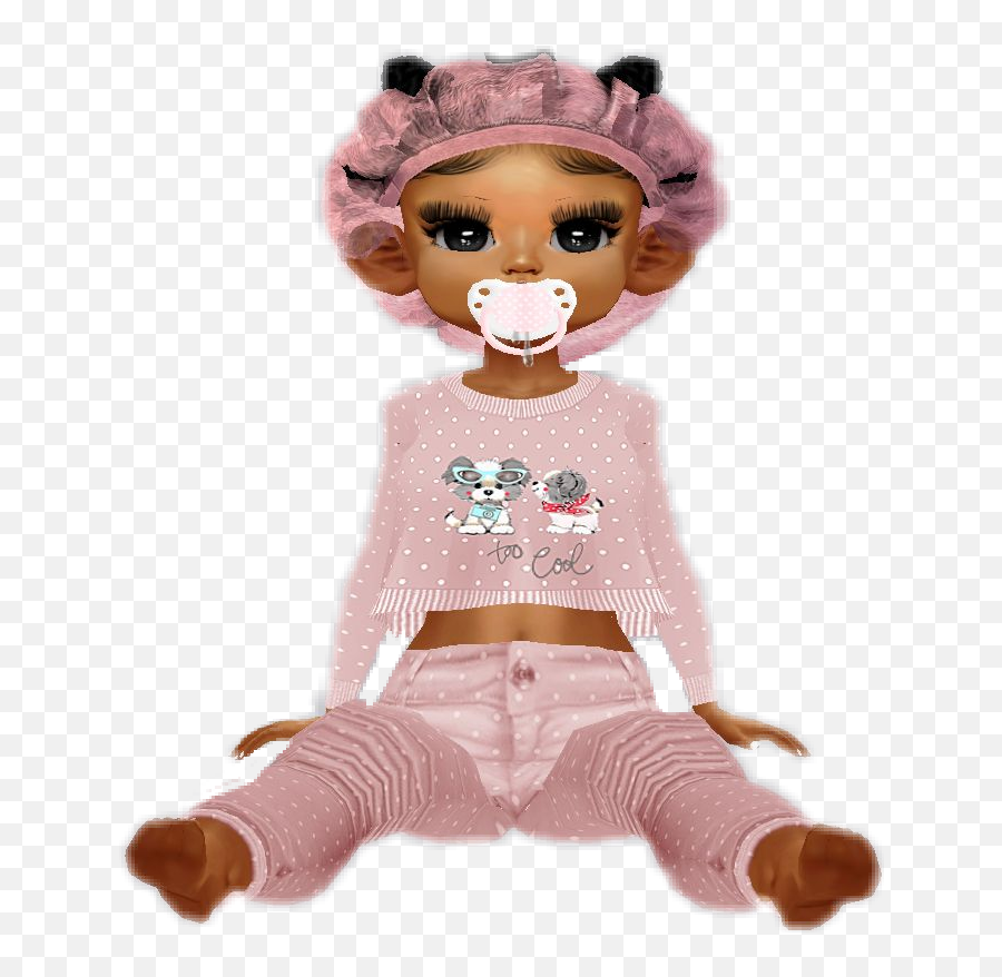 Imvu Pj Sitting Chilling Sticker By Baby - Imvu Toddler In Pjs Emoji,How To Do Emojis On Imvu