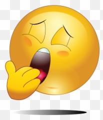 Free Sleepy Smiley Face Emoticon - Sleepy Emoji Clipart,Tired Emoji