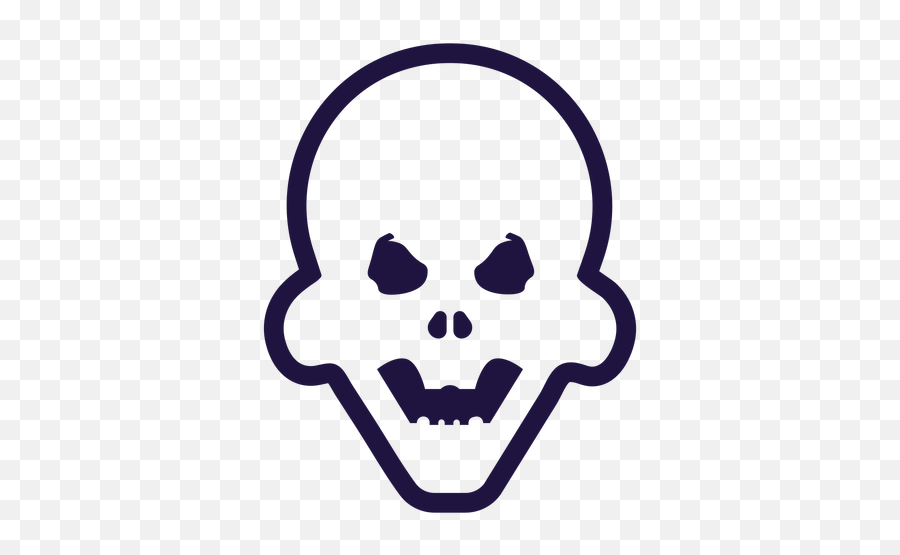 Evil Png Svg Transparent Background - Dot Emoji,Skull Emoticon Text Outlines