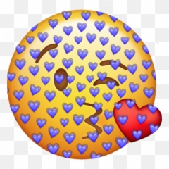 Heart Kisses Kiss Purple Yellow Sticker - Art Emoji,Married Emoji