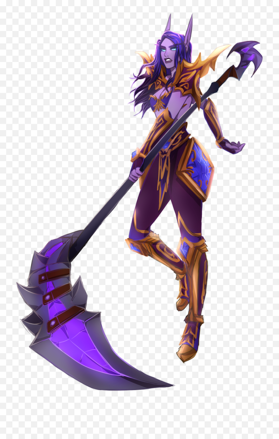 Void Elf Commision - Wow Void Elf Transparent Emoji,Warrior Warcraft Emoji