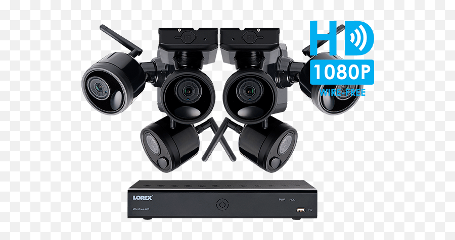 1080p Outdoor Wireless Camera System 6 - Lorex Wireless Cameras Emoji,Cameras For Kids With Emojis On It