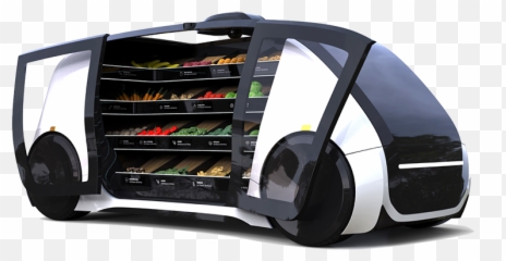 Six Advances In Autonomous - Robomart Vehicle Emoji,Fisker Emotion Interior