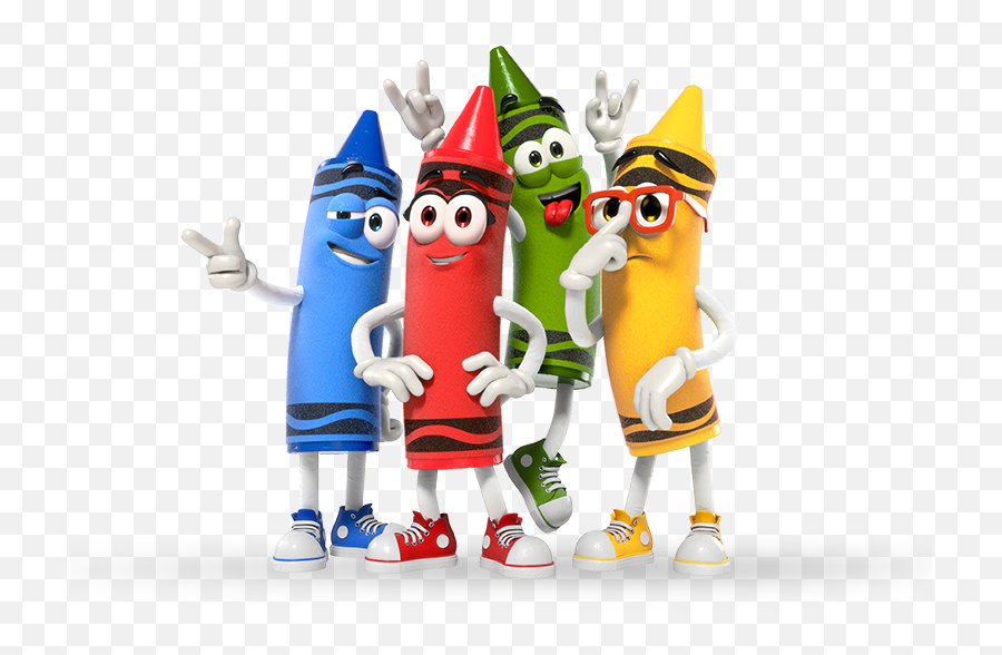 Crayola Cartoon Png Png Image With No - Crayola Png Emoji,Crayon Emoji High Res