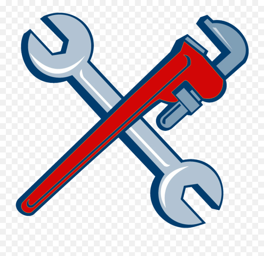 Plumber Plumbing Tools Pipefitter Steamfitters Public Domain - Monkey Wrench Cartoon Emoji,Emoticon Art To Copy Steam
