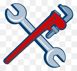 Plumber Plumbing Tools Pipefitter Steamfitters Public Domain - Monkey Wrench Cartoon Emoji,Emoticon Art To Copy Steam