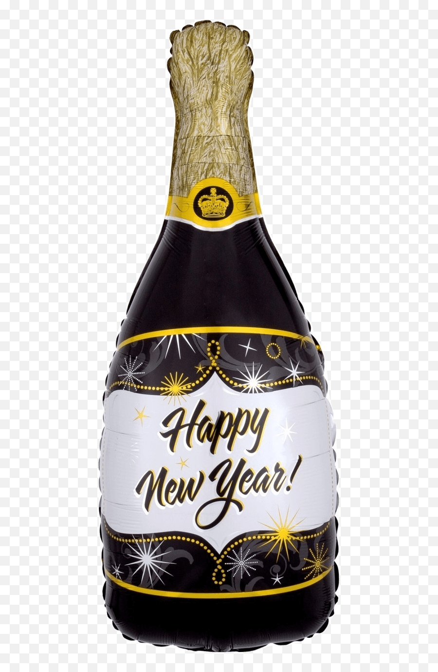 Year Giant Champagne Bottle Balloon - Glass Bottle Emoji,Champagne Bottle Emoji